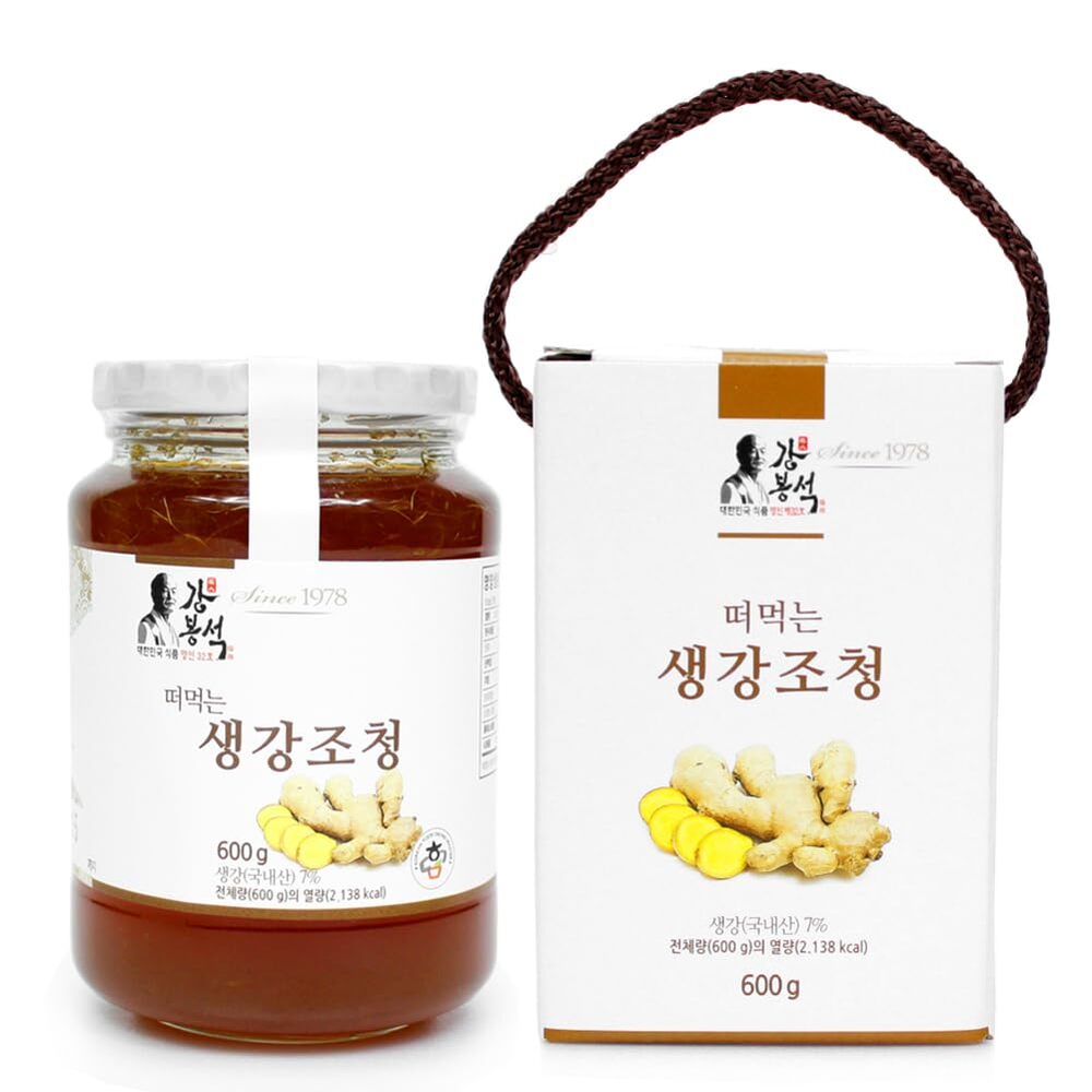 Korean Herbal Tea/Ginger Rice Syrup/Colds Cough Sore Throat/Sugar Free / 21.1oz